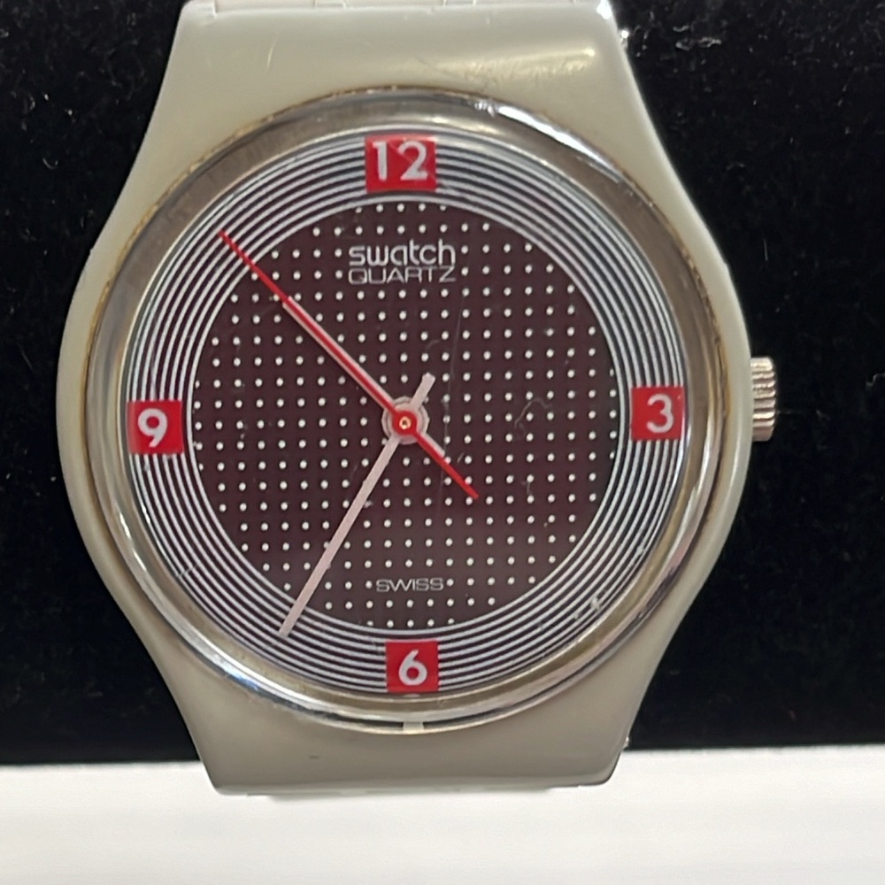 VINTAGE 1984 SWATCH PIRELLI WATCH - Picture 2 of 6